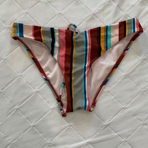 Striped swimsuit bottom